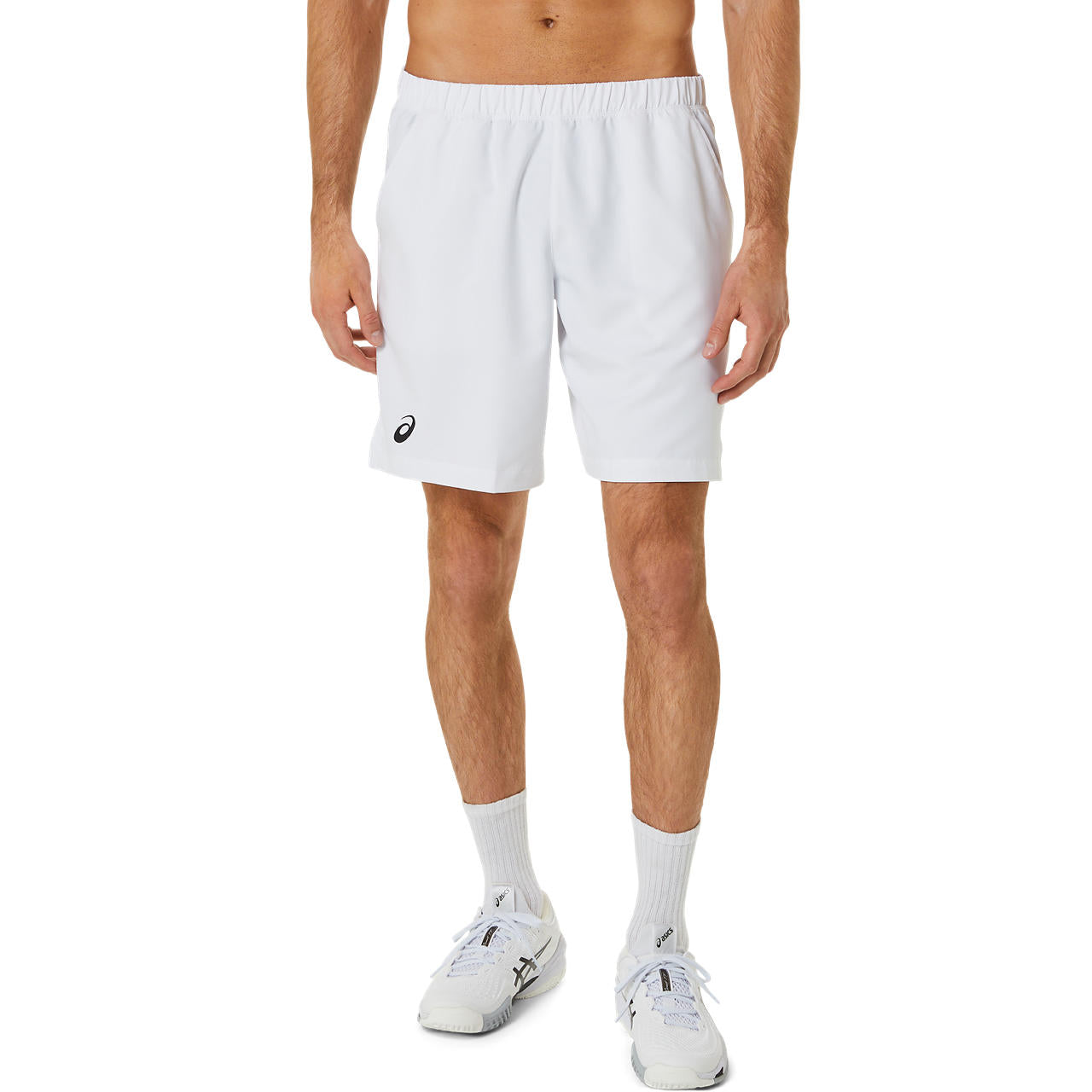 Asics Short Court 9IN Heren Wit