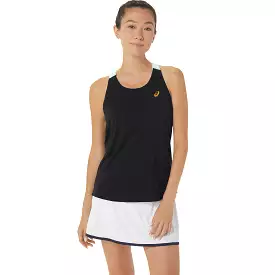 Asics Tank Top Court Dames Zwart Groen