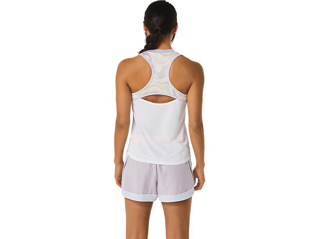 Asics Tank Top Match Graphic Tank Dames Lila