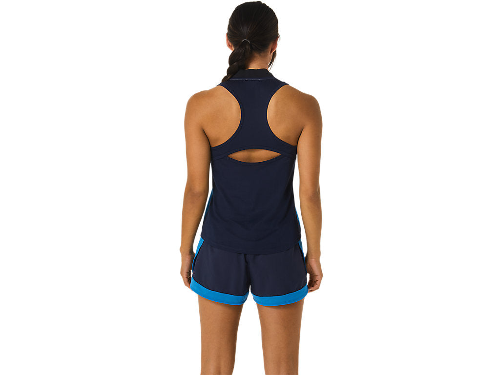 Asics Tank Top Match Tank Dames Blauw