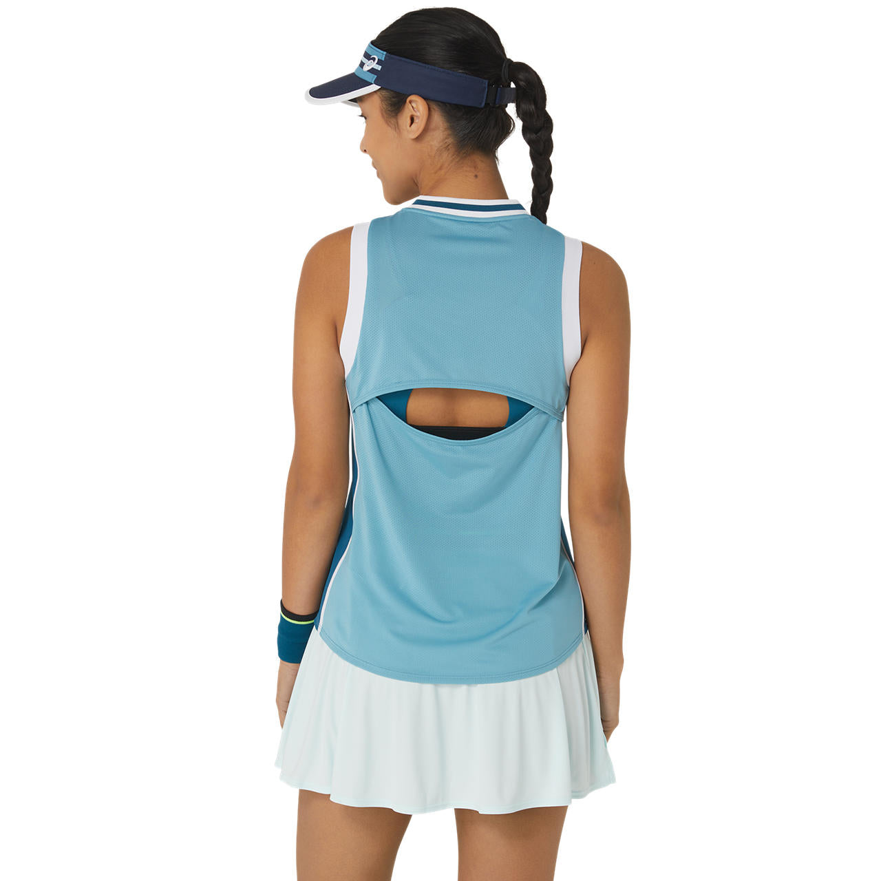 Asics Tank Top Match Tank Dames Blauw