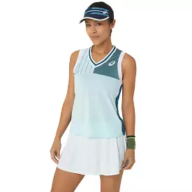 Asics Tank Top Match Tank Dames Blauw