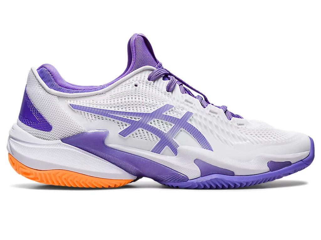 Asics Tennisschoen Court FF 3 Clay Dames Wit Lila