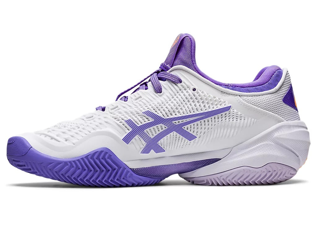 Asics Tennisschoen Court FF 3 Clay Dames Wit Lila