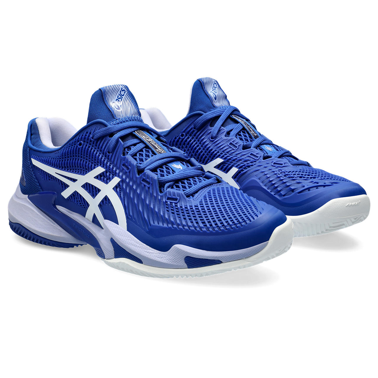 Asics Tennisschoen Court FF 3 Novak Clay Heren Blauw Wit