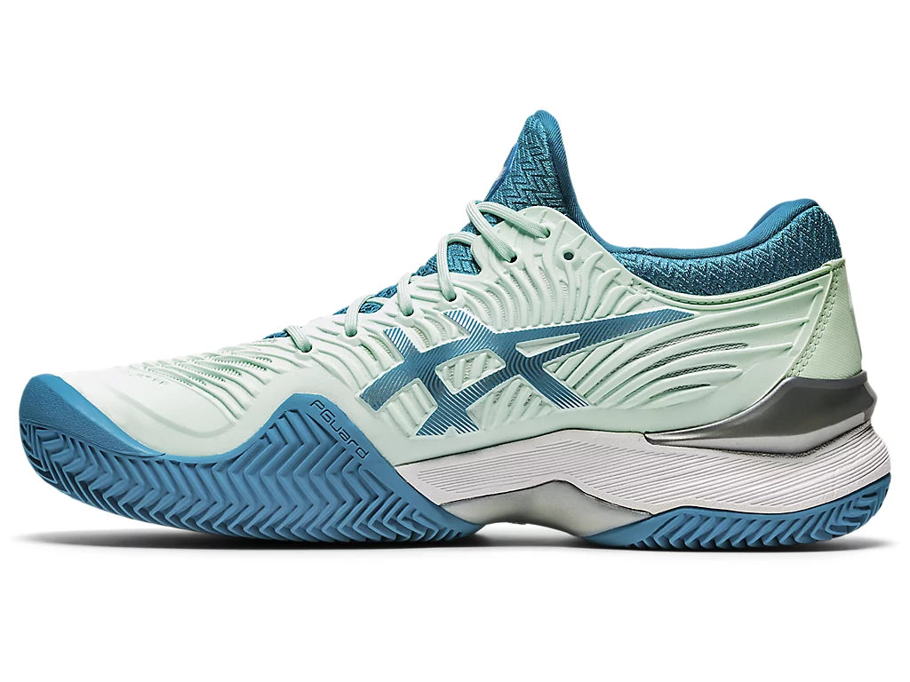 Asics Tennisschoen Court FF Clay Dames Mint Blauw