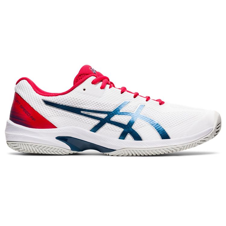 Asics Tennisschoen Court Speed FF Clay Heren Wit Blauw Rood