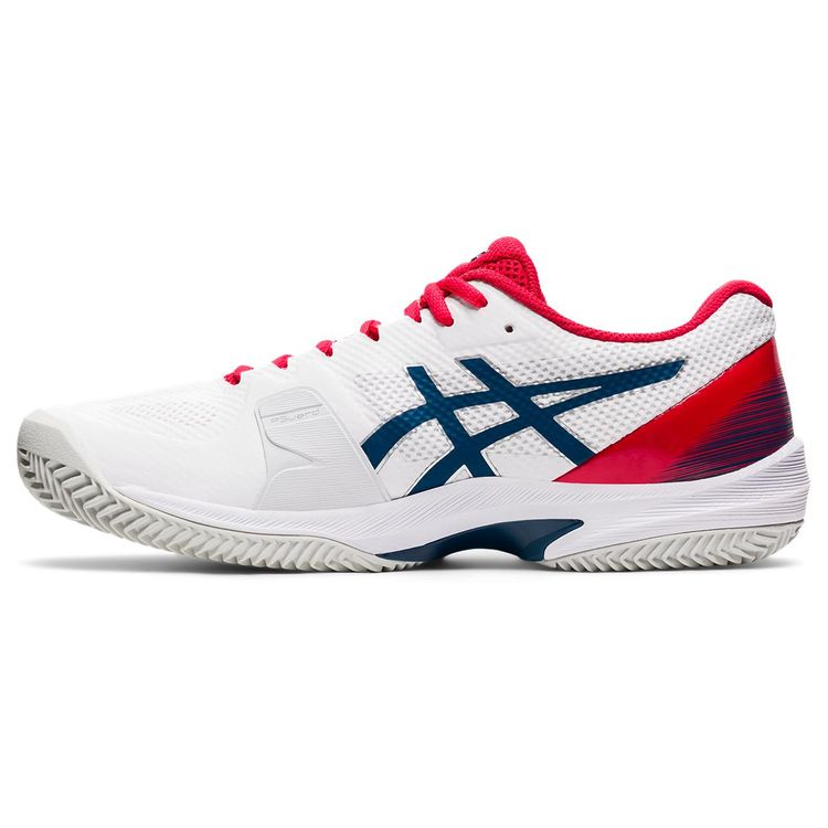 Asics Tennisschoen Court Speed FF Clay Heren Wit Blauw Rood