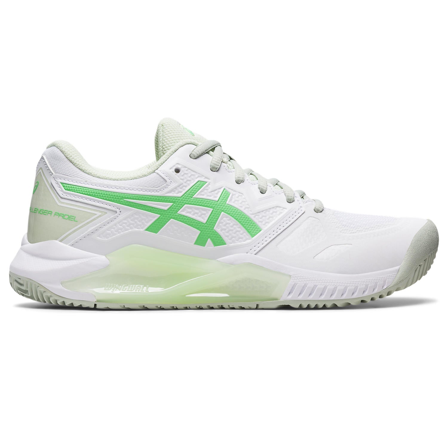 Asics Tennisschoen Gel Challenger 13 Clay Dames Wit / Groen