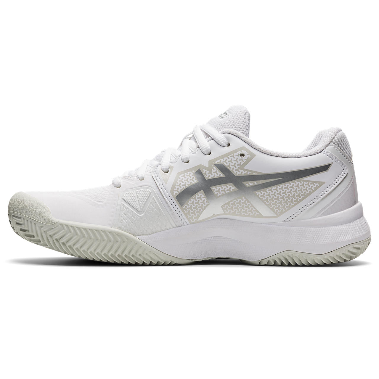 Asics Tennisschoen Gel Challenger 13 Clay Dames Wit / Zilver