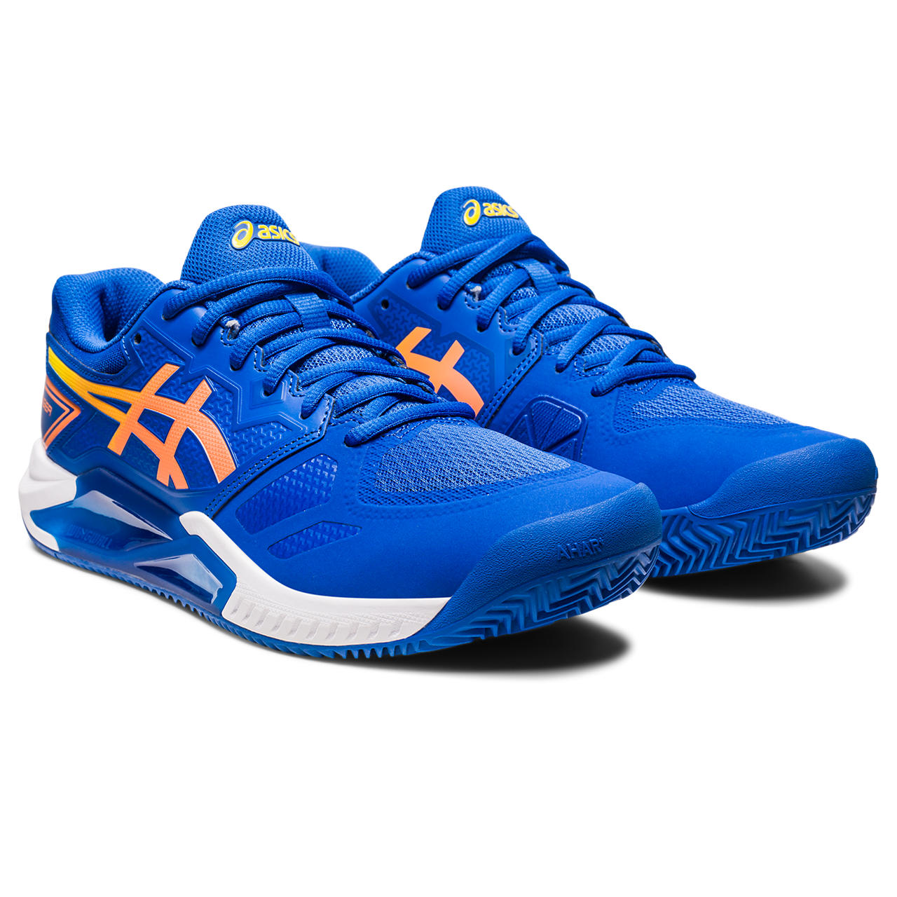 Asics Tennisschoen Gel Challenger 13 Clay Heren Blauw Oranje