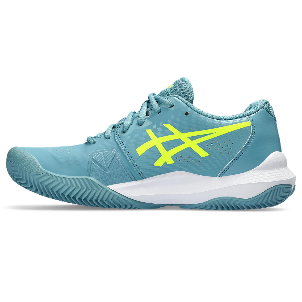 Asics Tennisschoen Gel Challenger 14 Clay Dames Blauw Geel