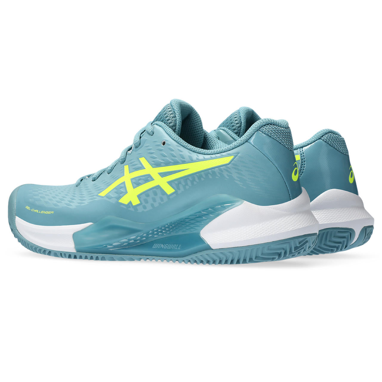 Asics Tennisschoen Gel Challenger 14 Clay Dames Blauw Geel