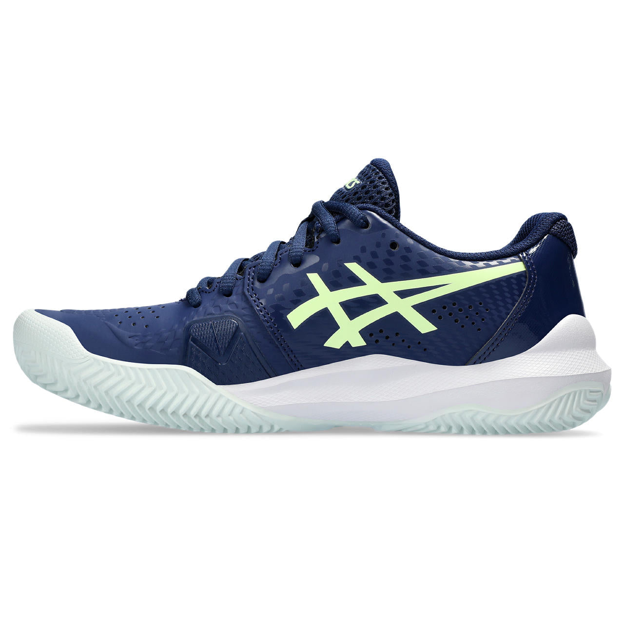 Asics Tennisschoen Gel Challenger 14 Clay Dames Blauw Geel