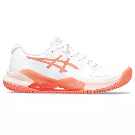 Asics Tennisschoen Gel Challenger 14 Clay Dames Wit Oranje