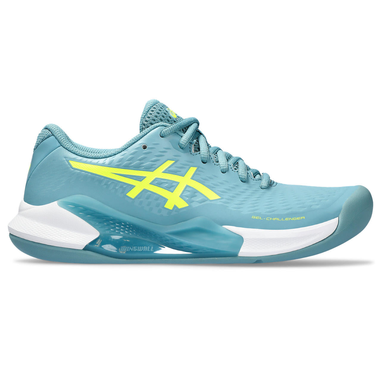 Asics Tennisschoen Gel Challenger 14 Indoor Dames Groen Geel