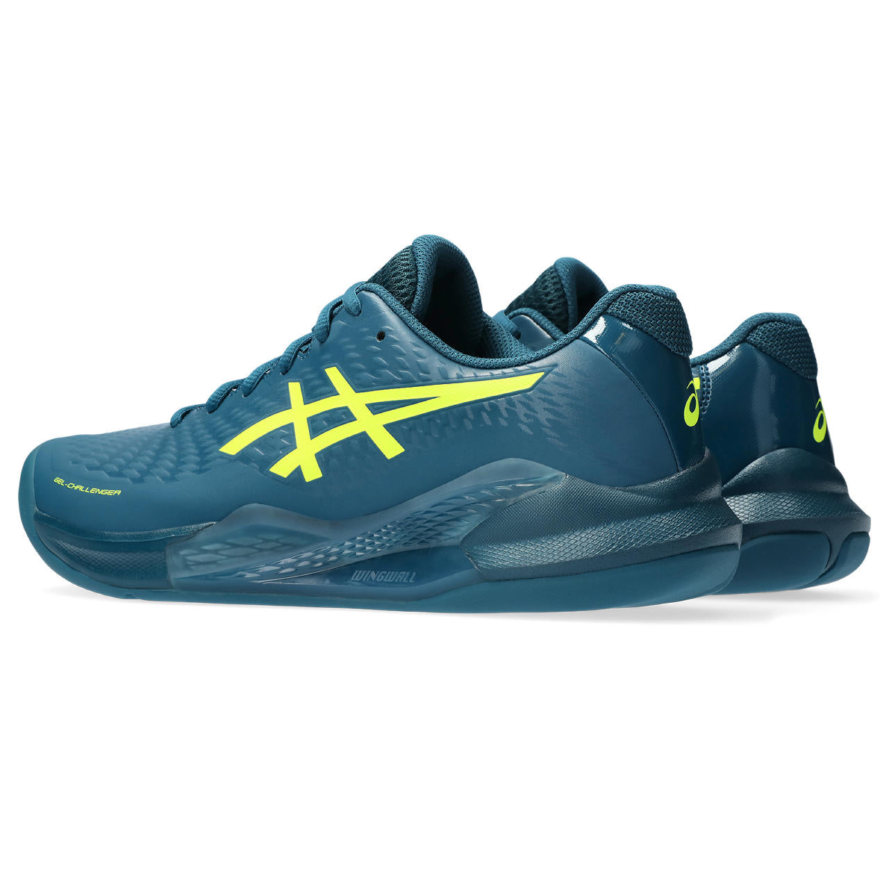 Asics Tennisschoen Gel Challenger 14 Indoor Heren Blauw Geel