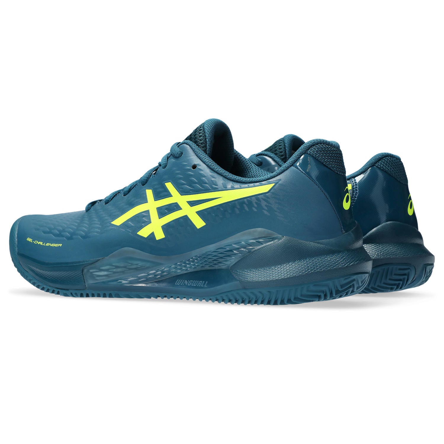 Asics Tennisschoen Gel Challenger Heren 14 Clay Blauw Geel