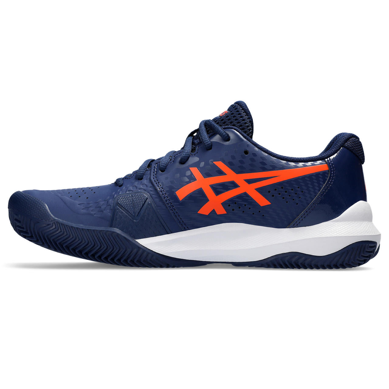 Asics Tennisschoen Gel Challenger Heren 14 Clay Blauw Oranje