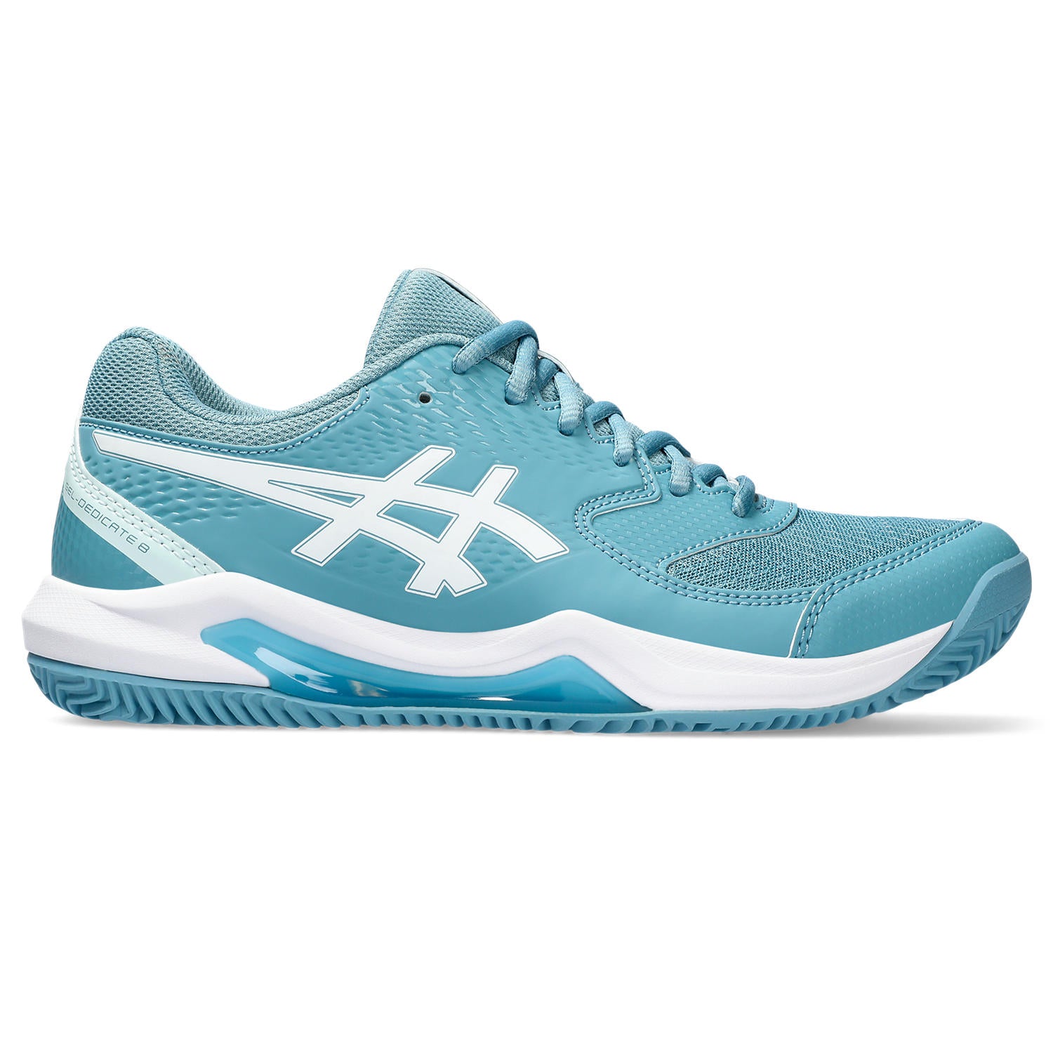 Asics Tennisschoen Gel Dedicate 8 Clay Dames Blauw