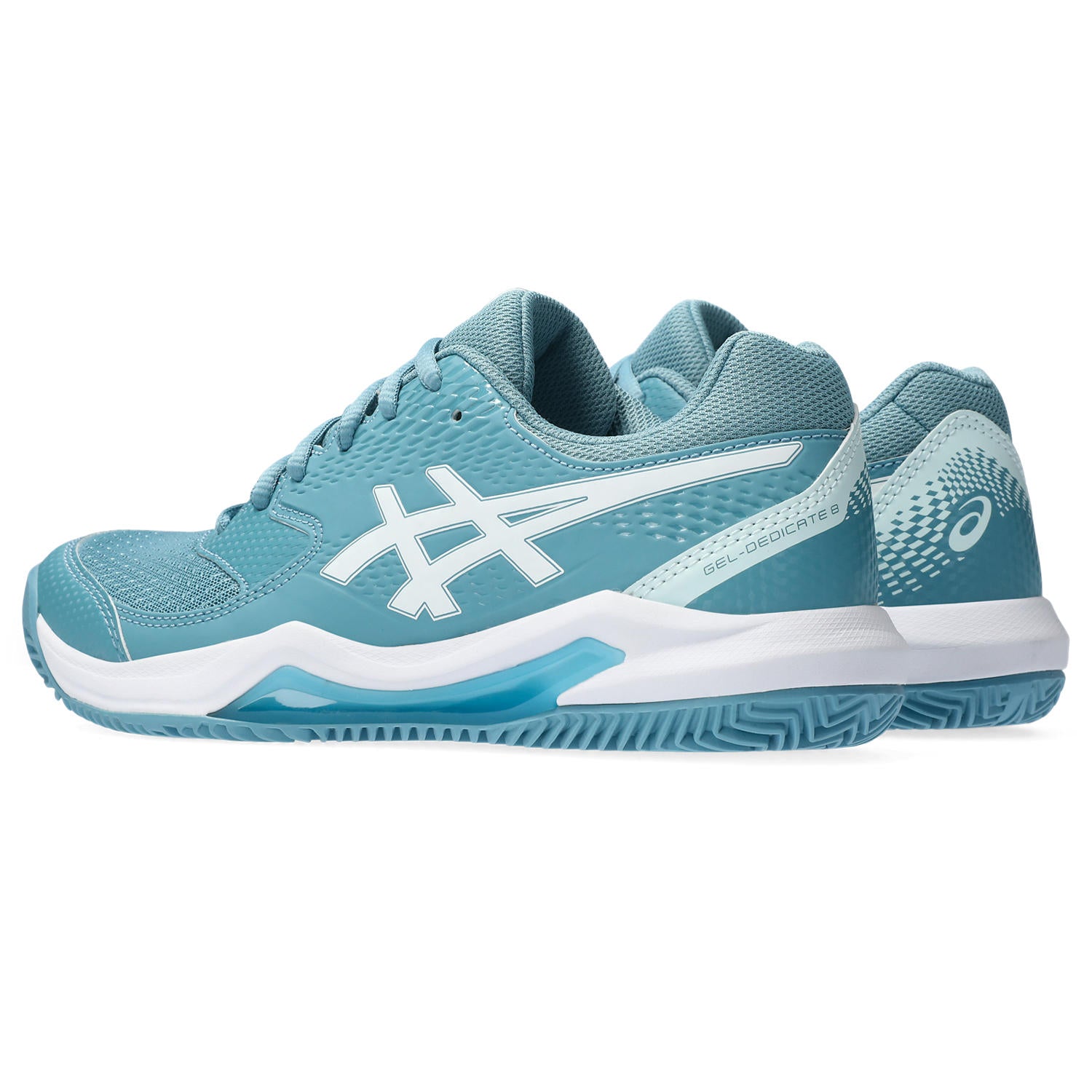 Asics Tennisschoen Gel Dedicate 8 Clay Dames Blauw