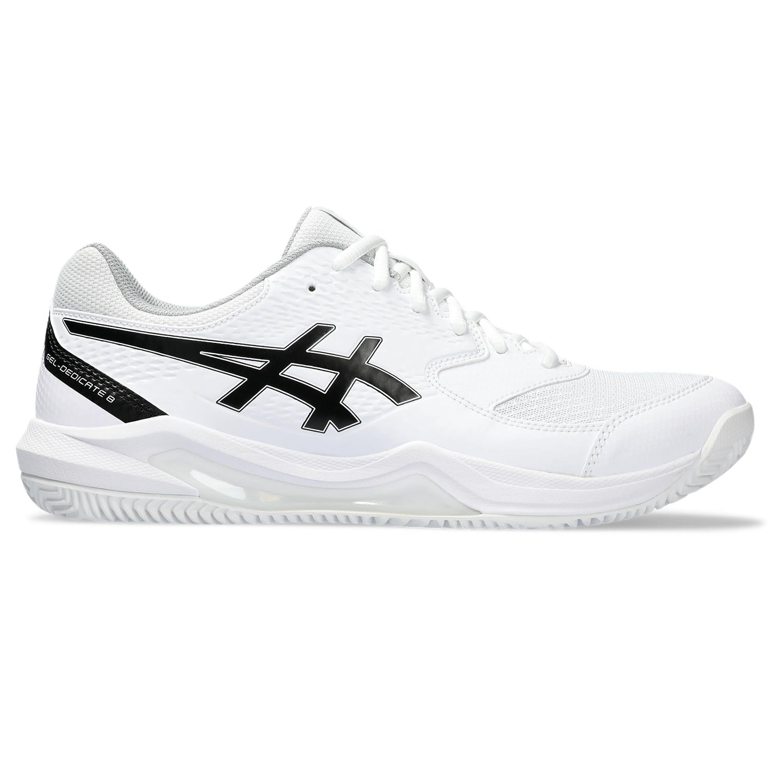 Asics Tennisschoen  Gel Dedicate 8 Clay Heren Wit Zwart