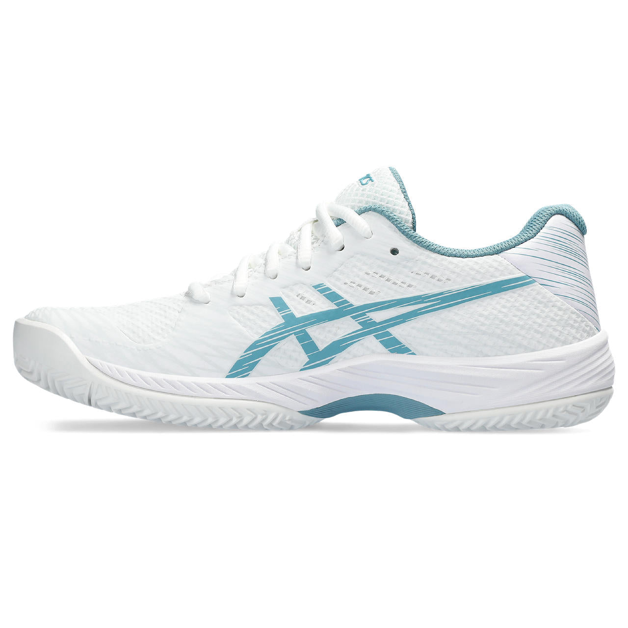 Asics Tennisschoen Gel Game 9 Clay / OC Dames Wit Blauw