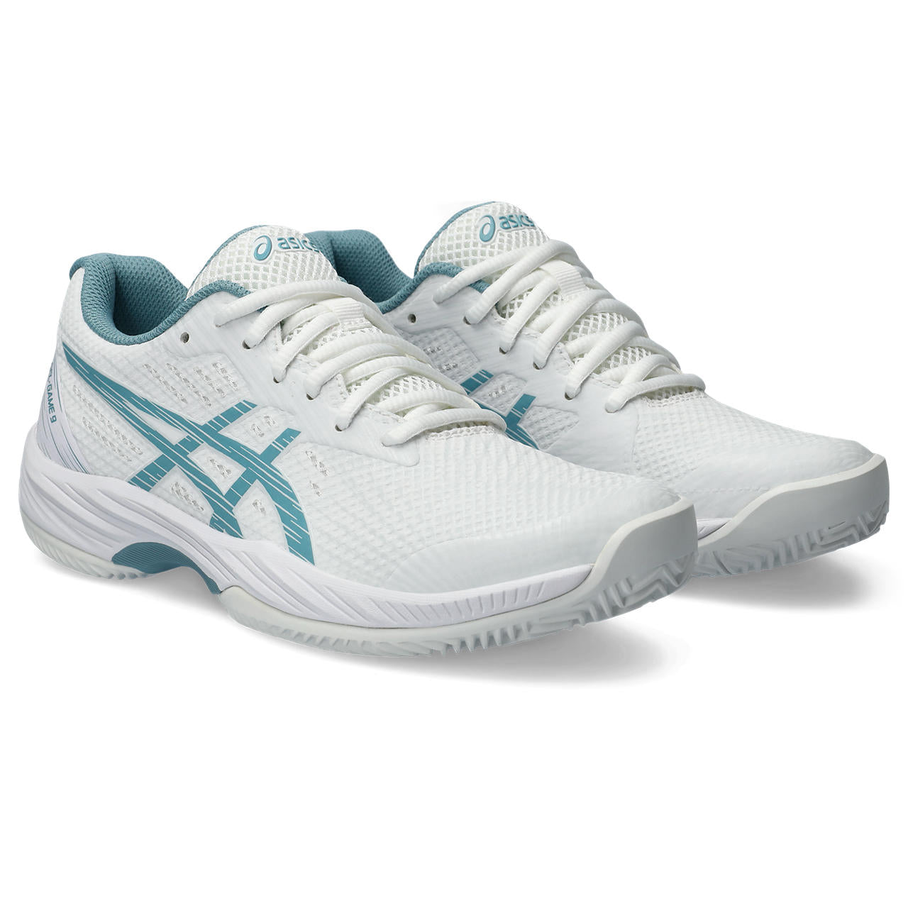 Asics Tennisschoen Gel Game 9 Clay / OC Dames Wit Blauw