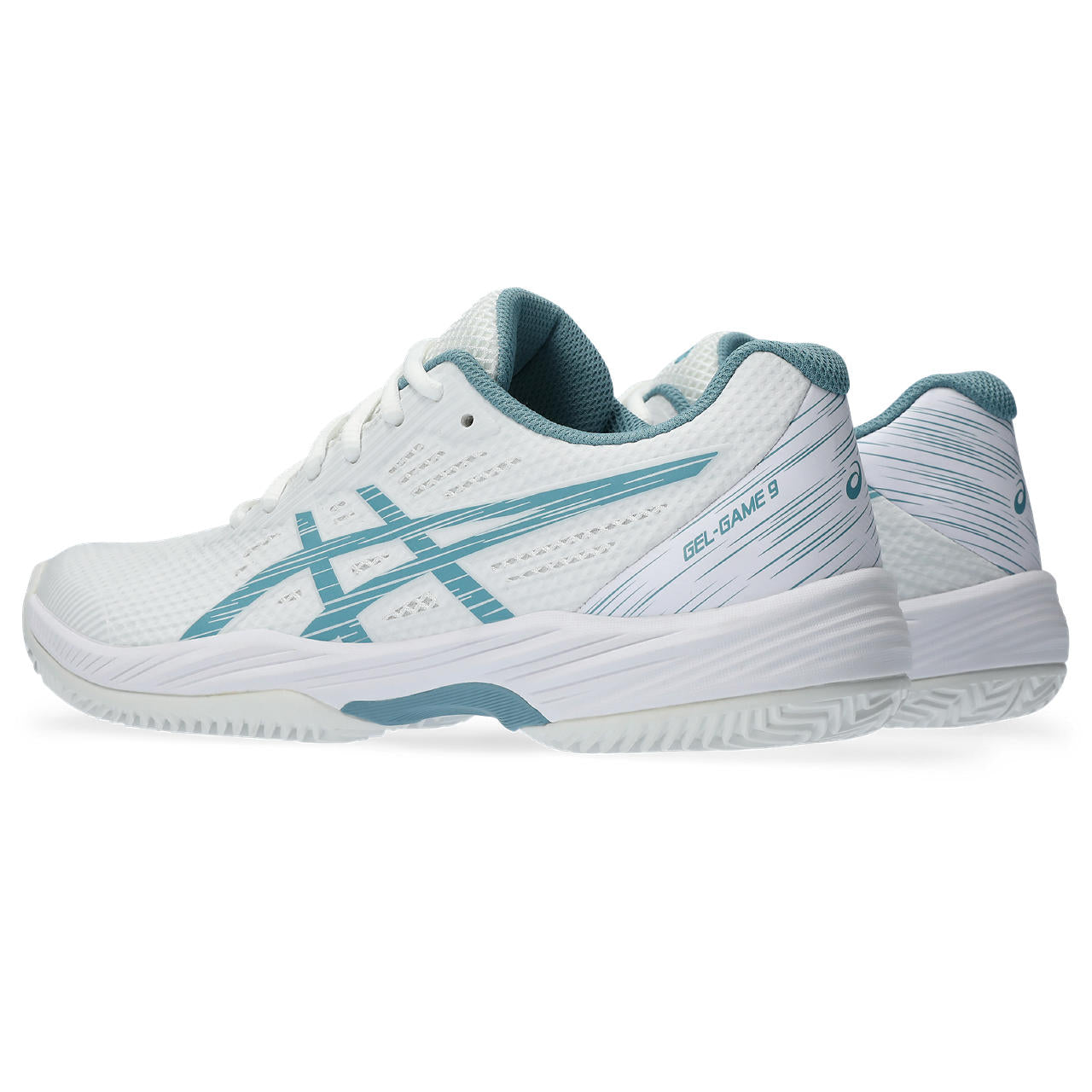 Asics Tennisschoen Gel Game 9 Clay / OC Dames Wit Blauw