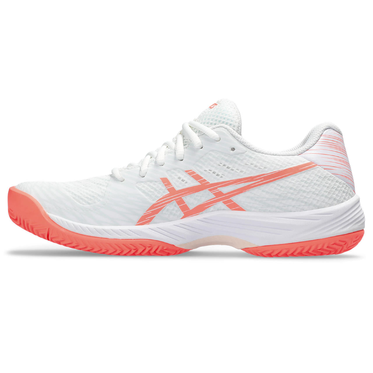 Asics Tennisschoen Gel Game 9 Clay / OC Dames Wit Oranje