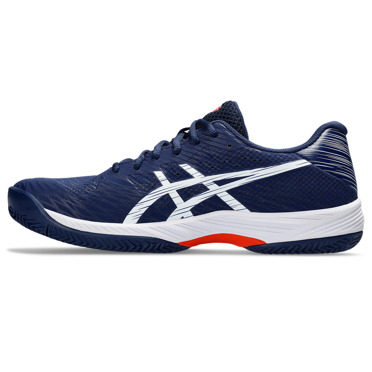 Asics Tennisschoen Gel Game 9 Clay / OC Heren Navy Weiß