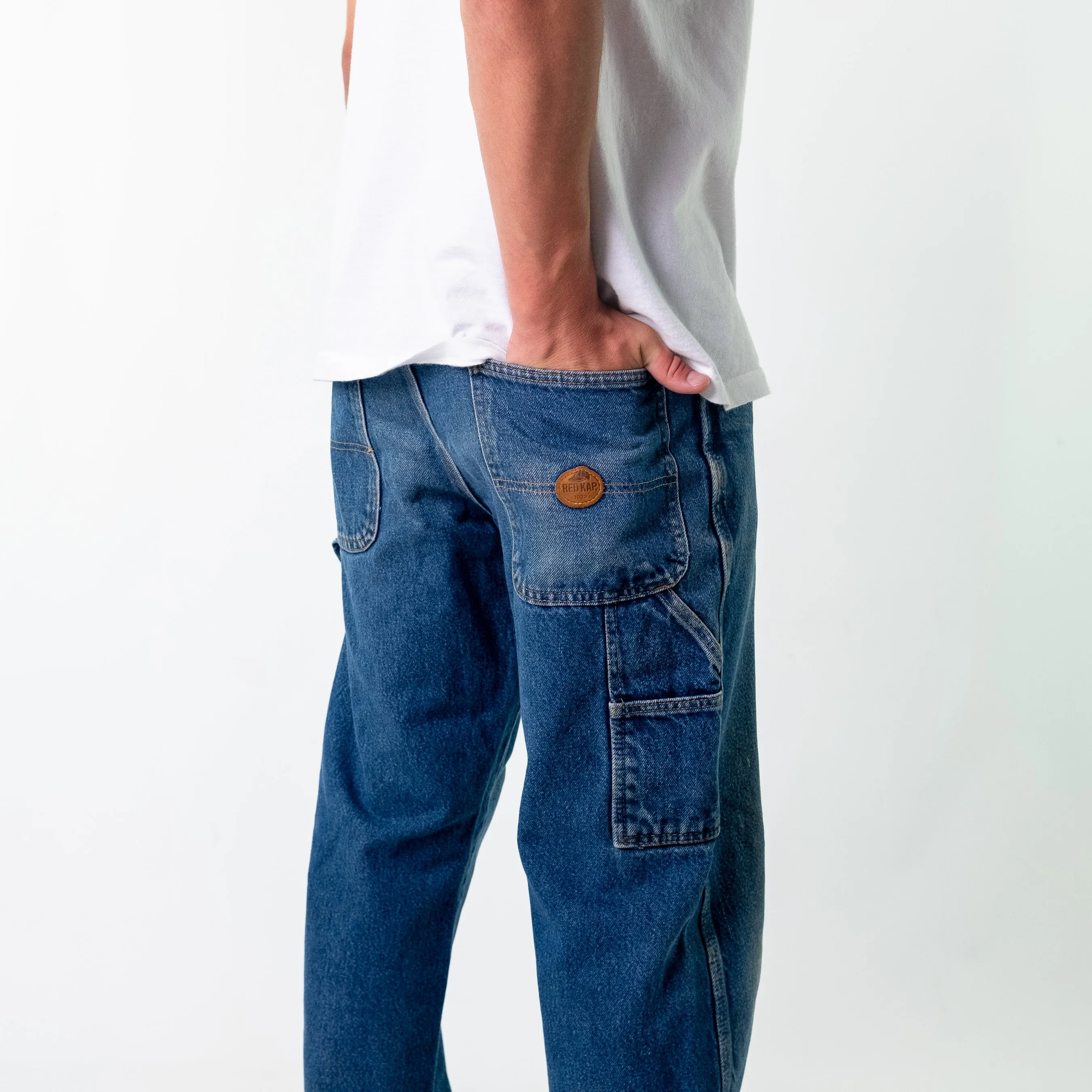 Blue y2ks  Red Kap Denim Carpenter Jeans Baggy Pants (34x32)