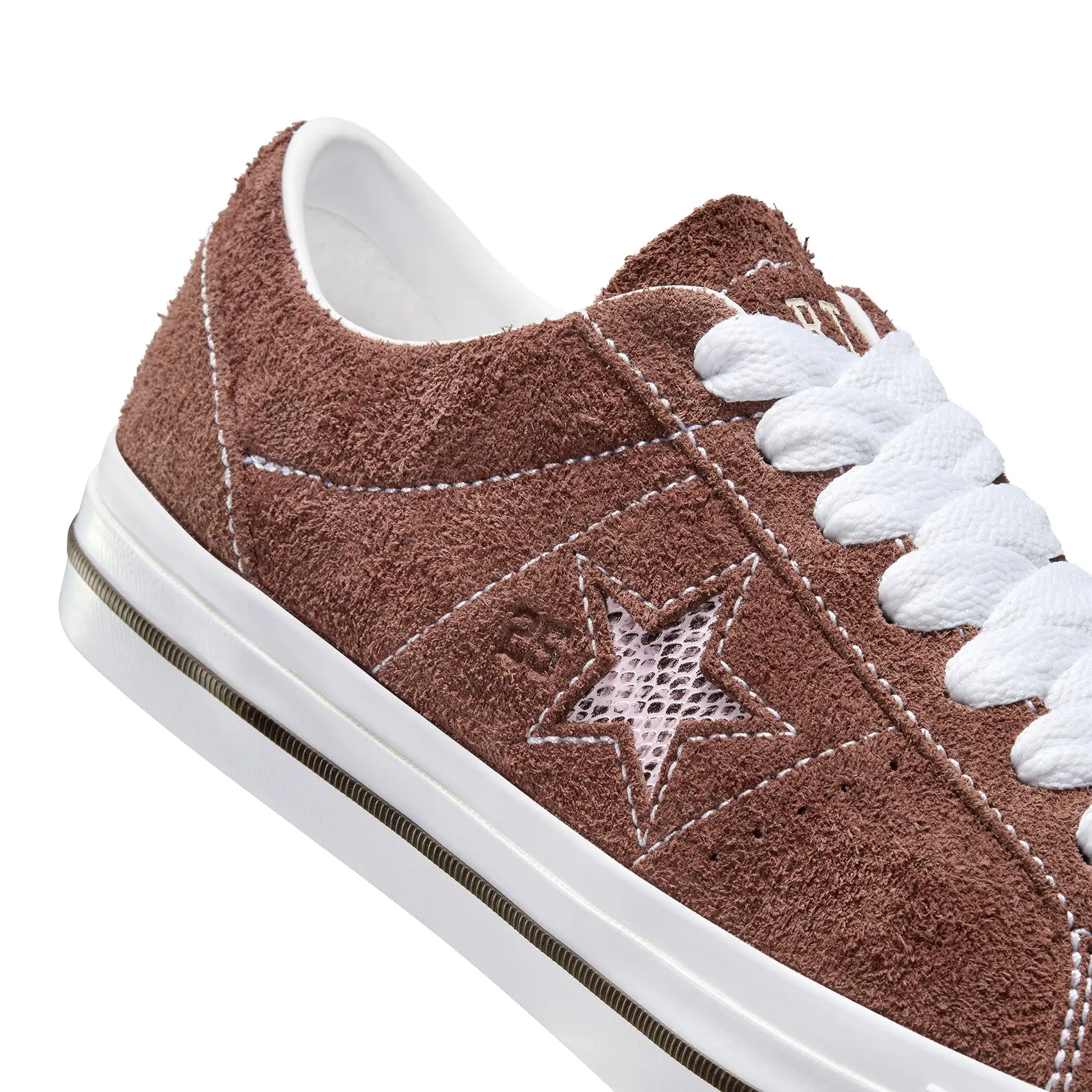 Converse CONS x Quartersnacks One Star Pro Ox Dark Clove/White