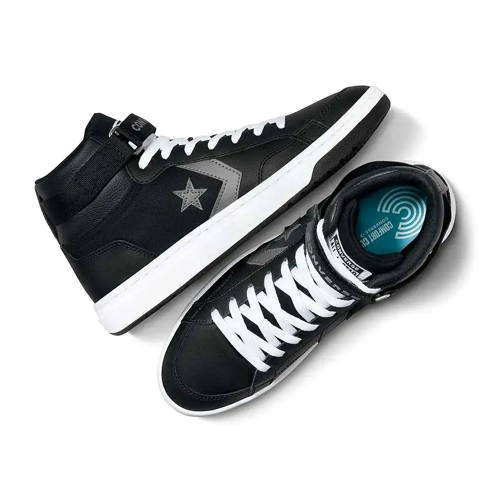 CONVERSE MEN'S PRO BLAZE V2 MID BLACK SHOE