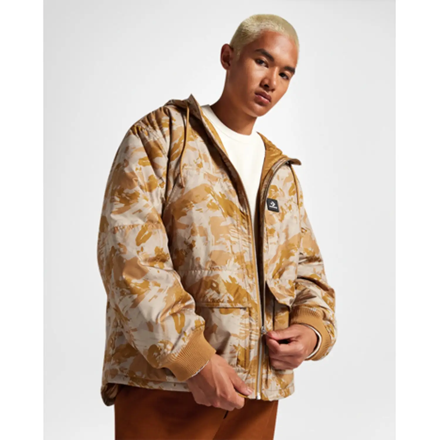 Converse Utility Jacket Trek Tan Paint Camo