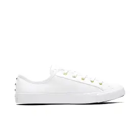 CONVERSE WOMEN'S ALL STAR STAR STUD WHT/GLD SHOES