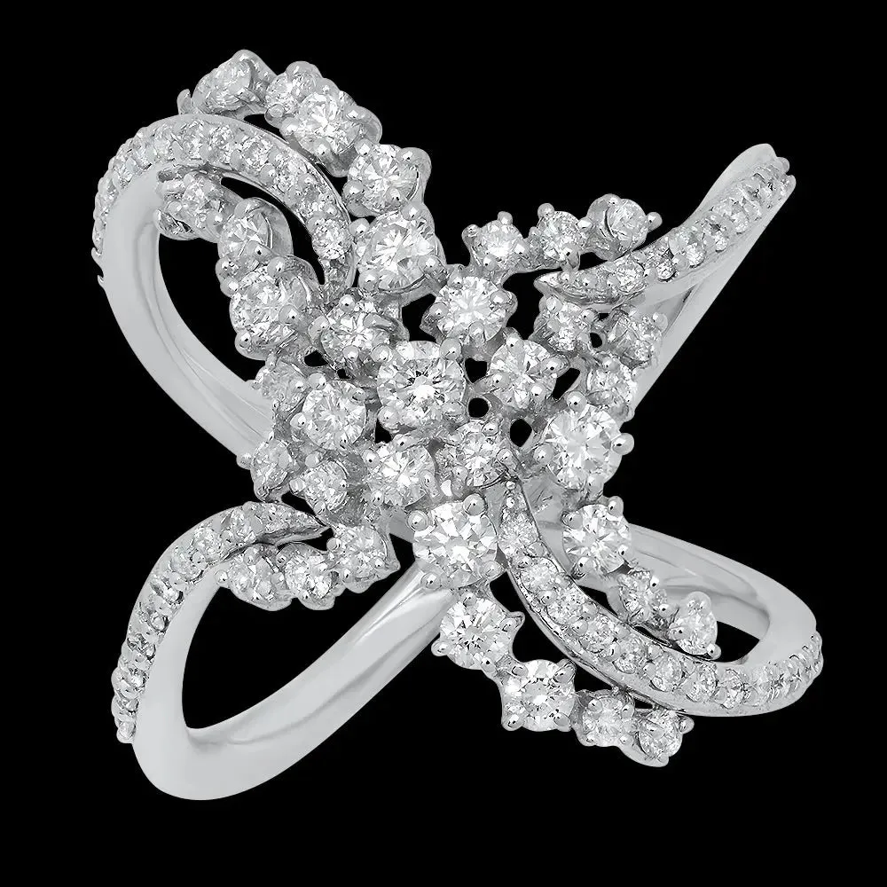 Coral Reef Diamond Ring