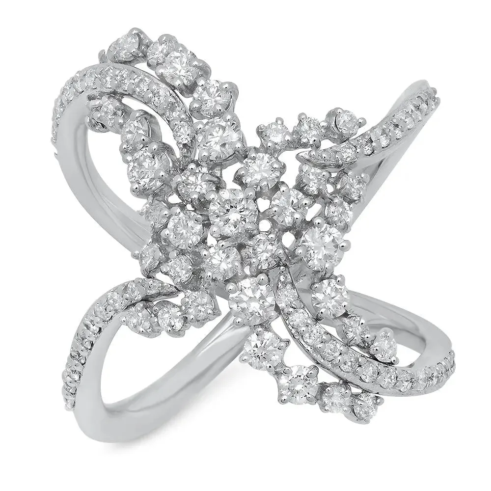 Coral Reef Diamond Ring