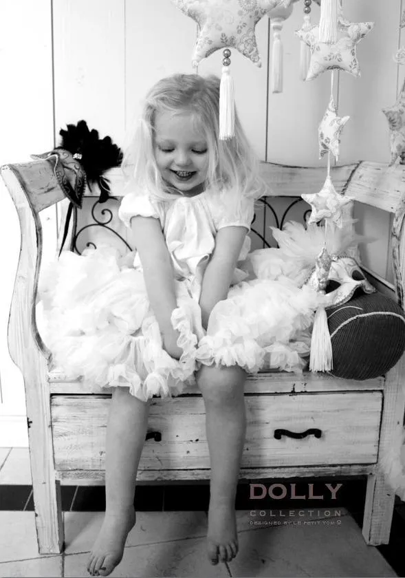 DOLLY by Le Petit Tom  MARILYN MONROE pettiskirt off-white