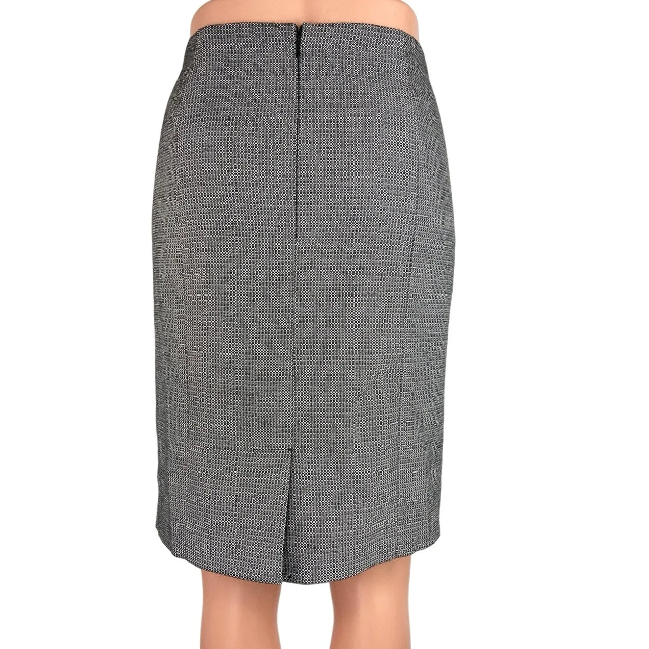 Halogen Gray Knee Length Career Office Workwear Straight Pencil Skirt Size 6