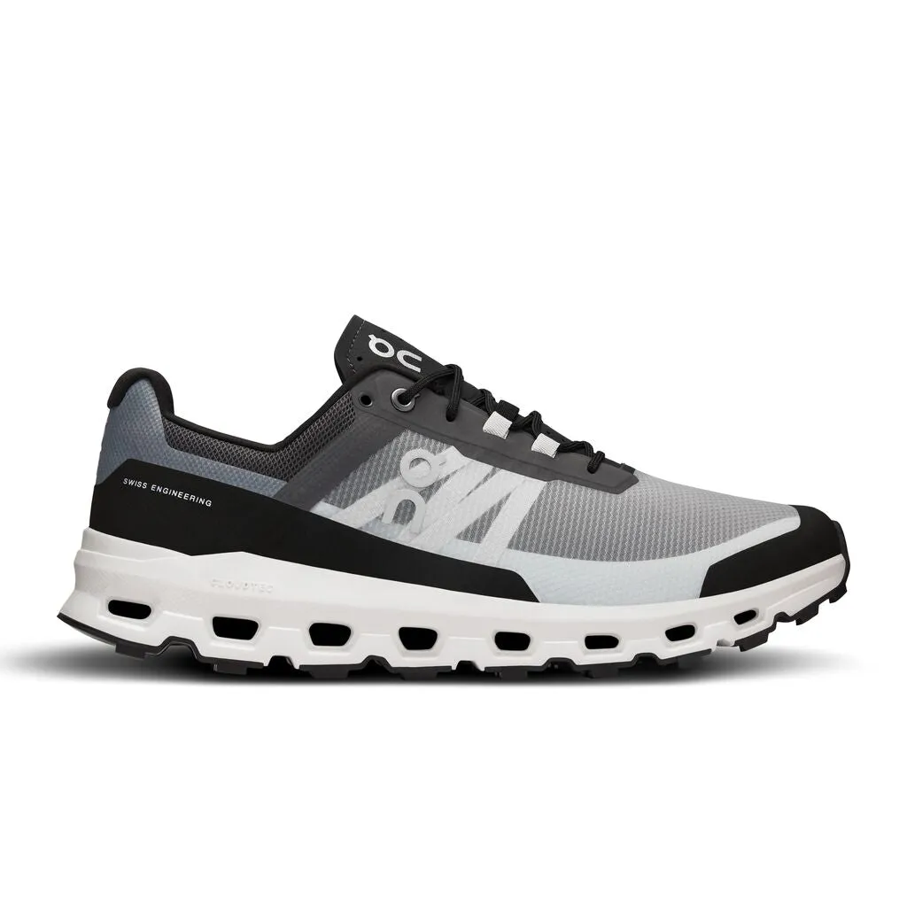 Men's On-Running Cloudvista Color: Black | White