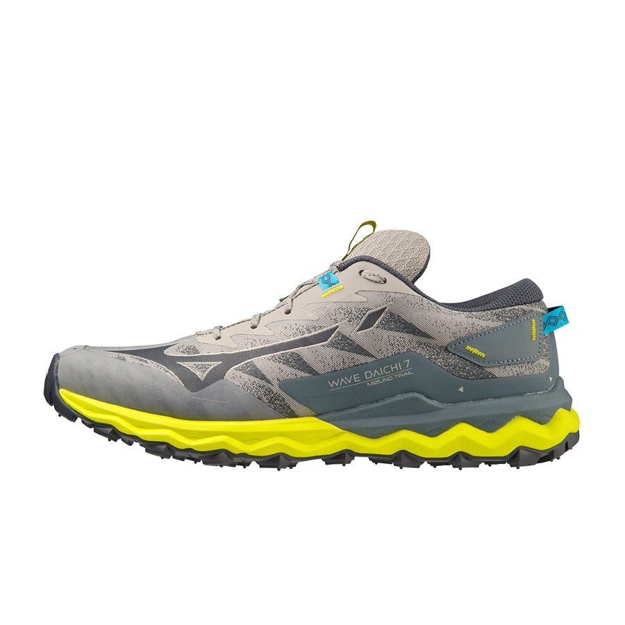 Mizuno Wave Daichi 7 Gris Amarillo