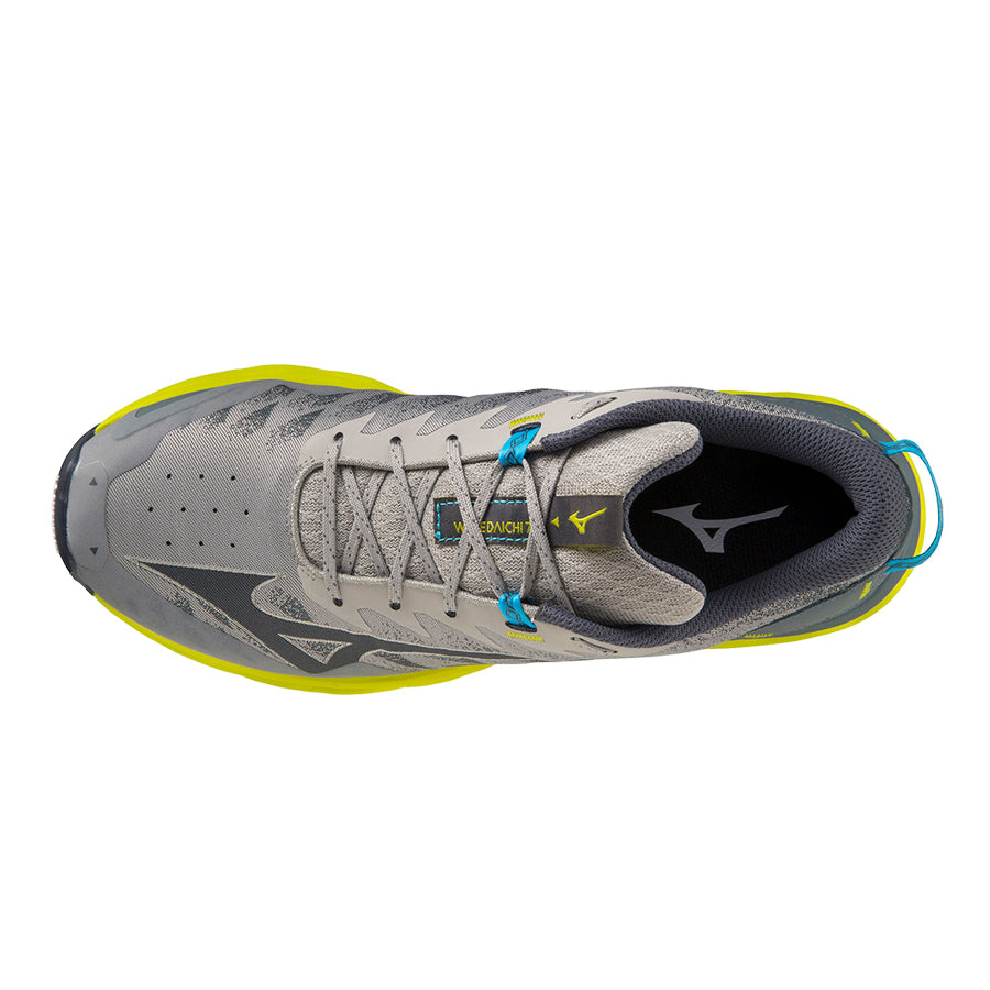 Mizuno Wave Daichi 7 Gris Amarillo