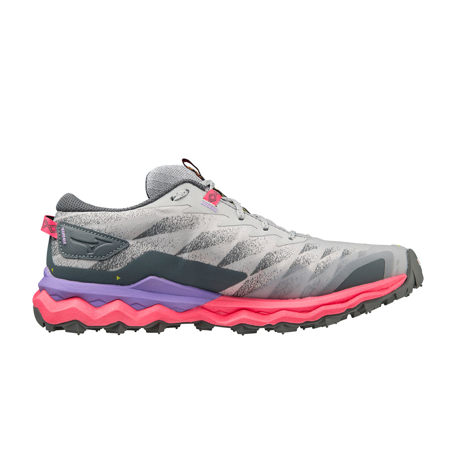 Mizuno Wave Daichi 7 Gris Rosa Lila