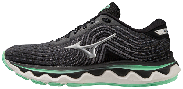 Mizuno Wave Horizon 6 (D Width) - Iron Gate/Silver/Spring Bud (Women)