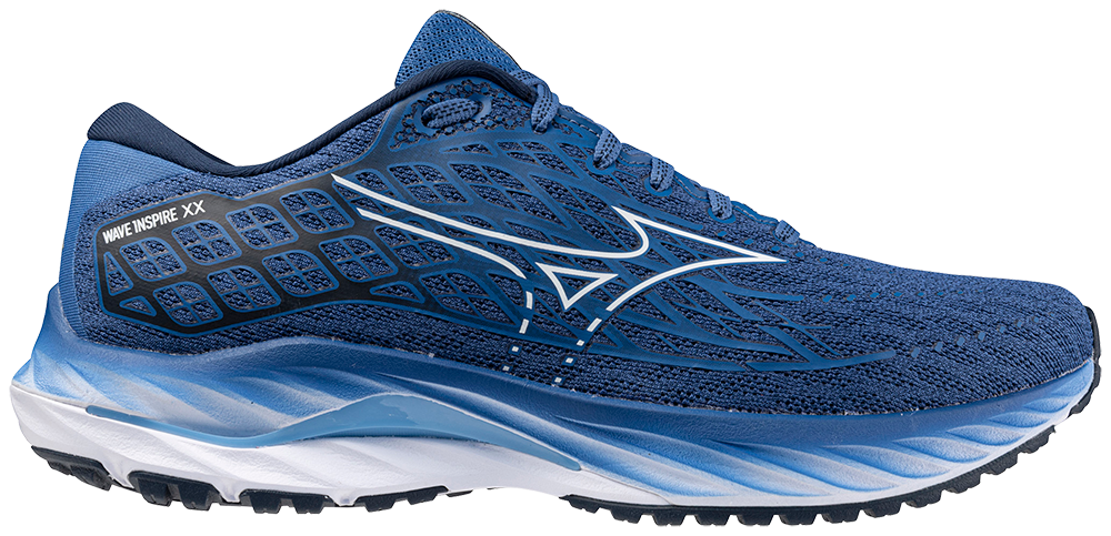 Mizuno Wave Inspire 20 (2E Width) - Navy/Black (Mens)