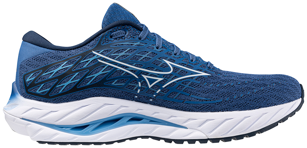 Mizuno Wave Inspire 20 (2E Width) - Navy/Black (Mens)