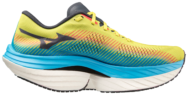 Mizuno Wave Rebellion Pro (D Width) - Bolt/Ombre Blue/Jet Blue (Mens)