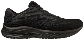 Mizuno Wave Rider 27 (2E Width) - Black/Ebony/Black  (Mens)