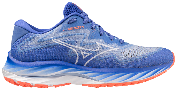 Mizuno Wave Rider 27 SSW (B Width) - Dazzling Blue (Womens)